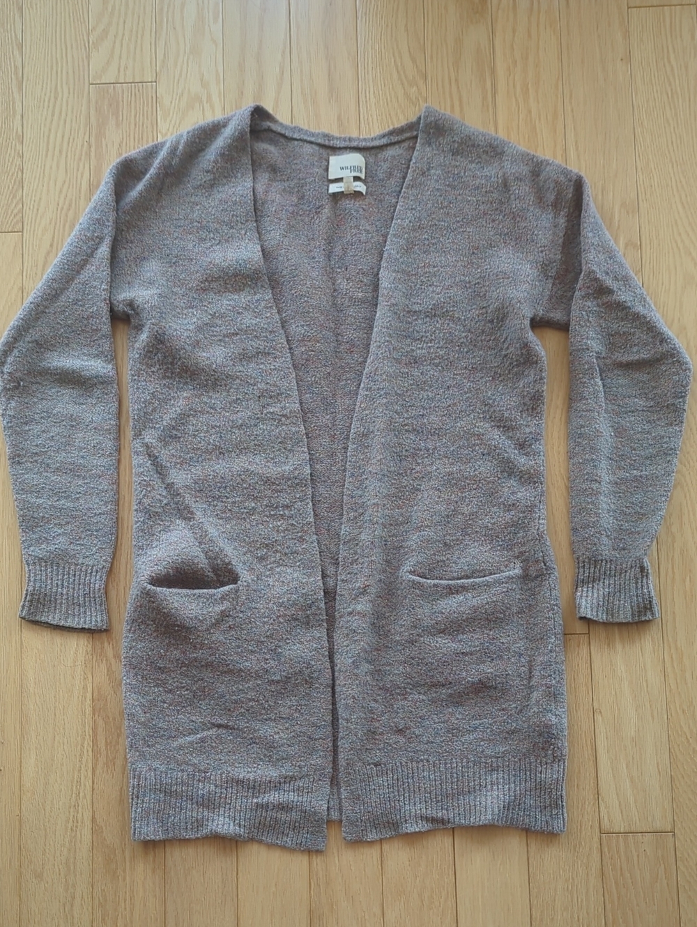 Wilfred Free Wool Blend Open Front Cardigan